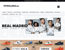 Tablet Screenshot of futbolymas.es
